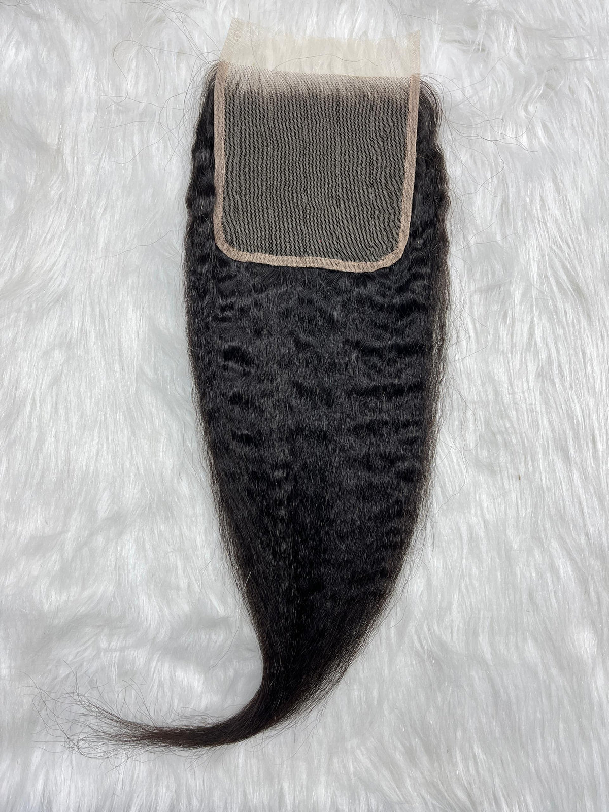 Prachtige Kinky Straight Closure Aanbieding 5x5 voor een Volledige en Natuurlijke Look