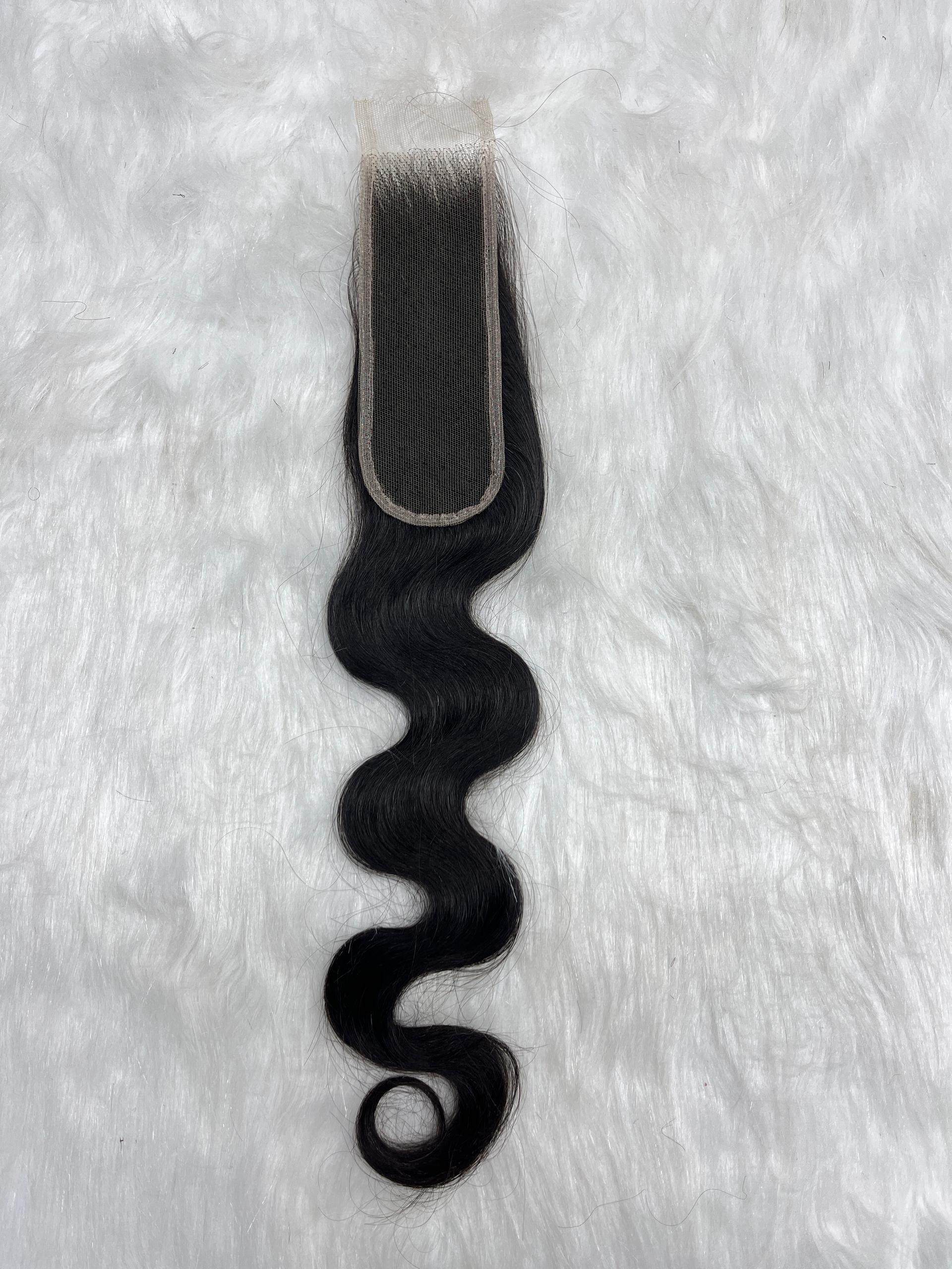Natuurlijke Body Wave Closure 2x6 voor een Prachtige Haarstijl
