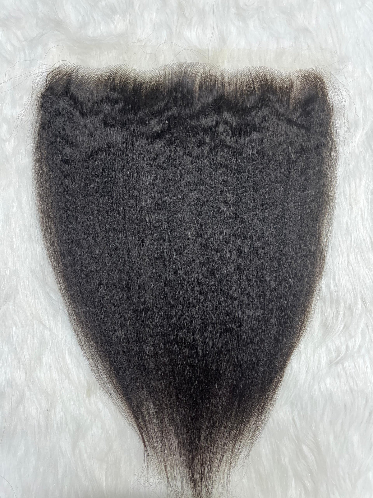 Kinky Straight Haarstuk Frontal 13x4 voor Natuurlijke Volumieuze Looks