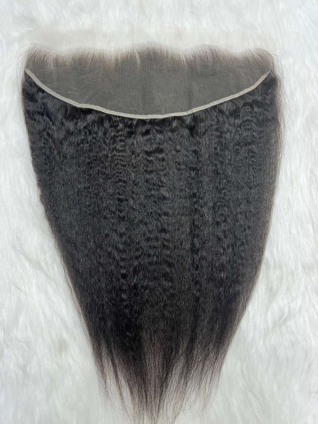 Kinky Straight Haarstuk Frontal 13x4 voor Natuurlijke Volumieuze Looks