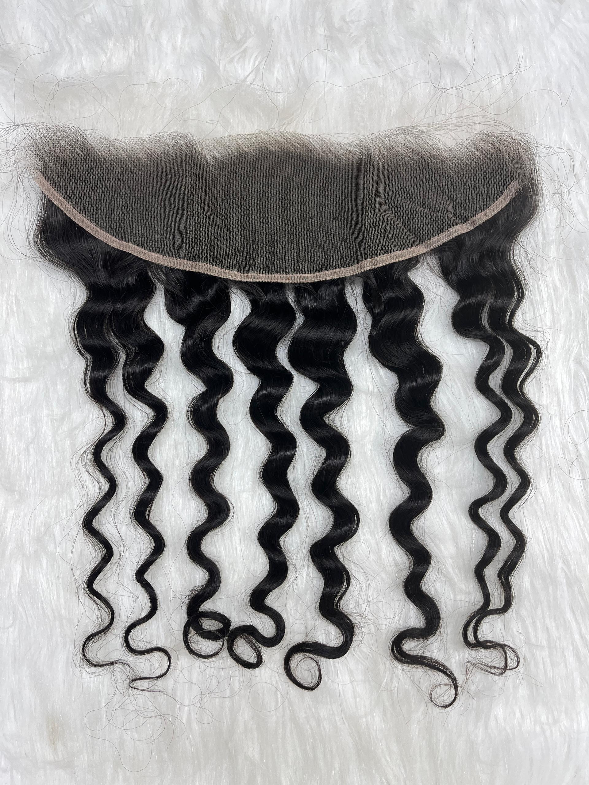 Italiaanse Krullende Frontale 13x4 - Voor Een Luscious Glamoureuze Look
