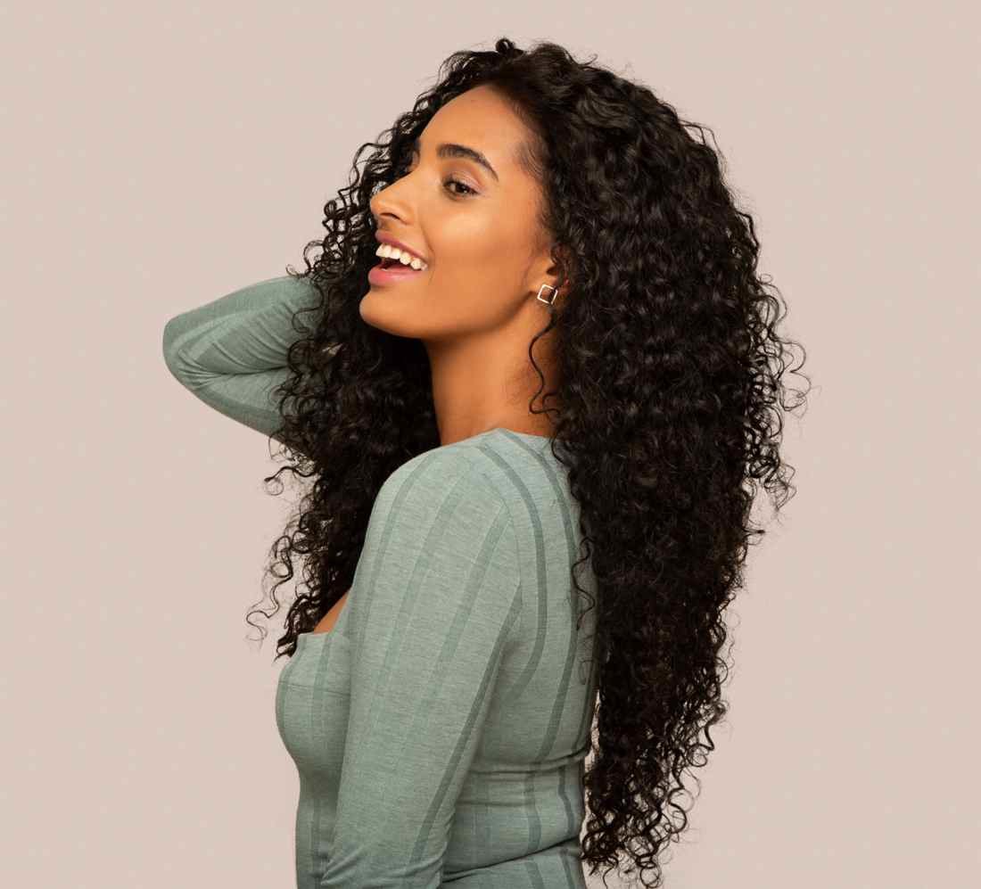 Italian curly closure 4x4