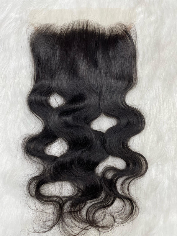 Natuurlijke Body Wave Closure 9x6 - Volle Look en Moeiteloze Styling