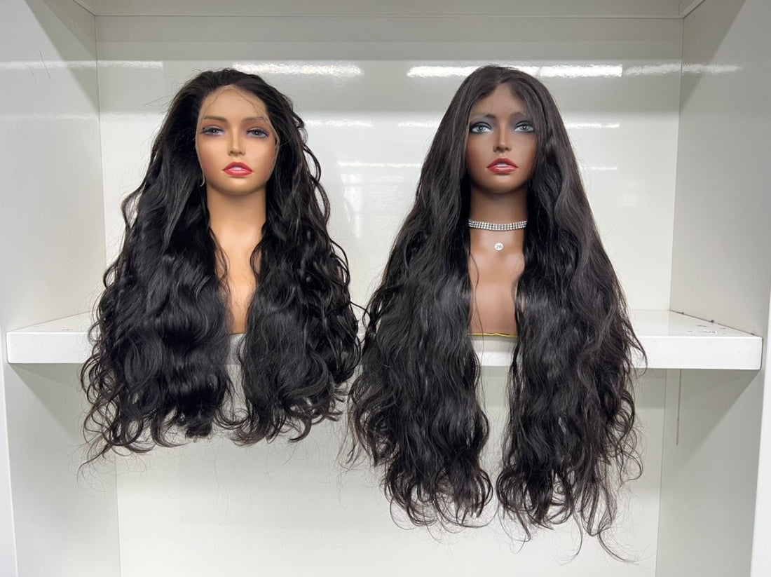 Natuurlijke Body Wave Pruik – 3 Bundels met 13x4 Frontal